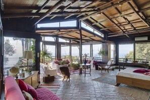 TV, fireplace, DVD player