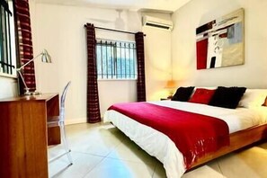 2 bedrooms, iron/ironing board, travel crib, WiFi