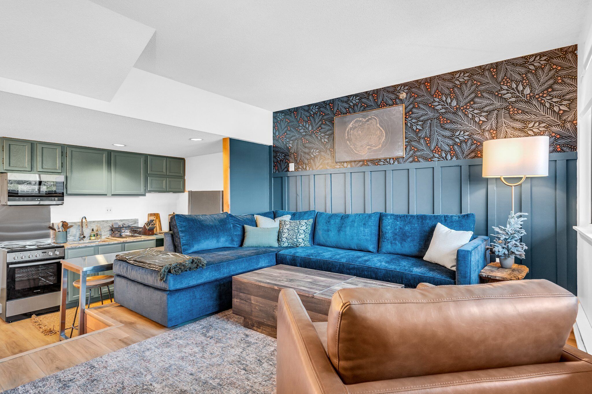 TV connectée, cheminée