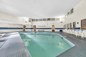 Indoor pool, a heated pool - Ski-In/Out Condo with HotTub Sauna & Pool Sleeps 6 (Newry)