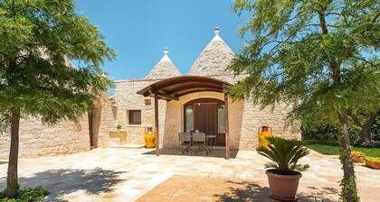 Villa 'Trullo Ulivo' with Shared Pool, Private Terrace and Wi-Fi