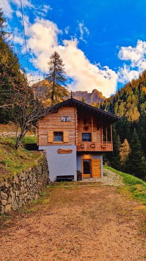 Exterior - Chalet "Baita dei Minatori Val dei Mocheni" with Mountain View, Private Terrace & Wi-Fi (Palù del Fersina)