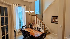 Dining - Family friendly fully furnished home in a quiet neighborhood. (Austin)