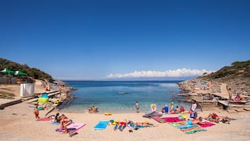 Vlak bij het strand