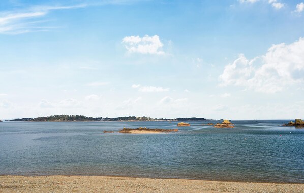 Nära stranden och fiske