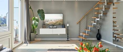 Fernseher, Stereoanlage