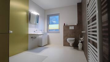 淋浴设施、吹风机、毛巾