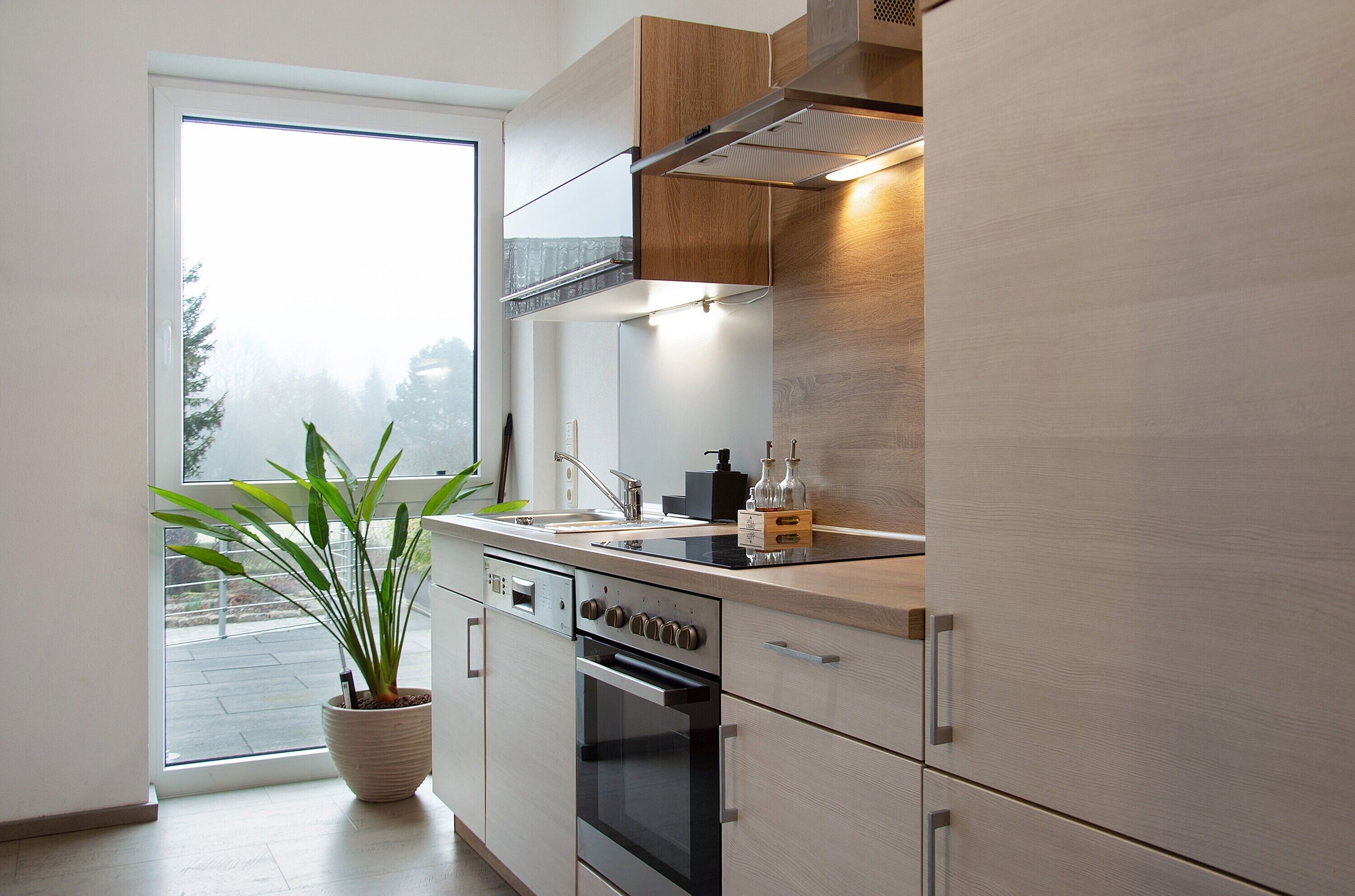 Kühlschrank, Ofen, Herdplatte, Geschirrspüler