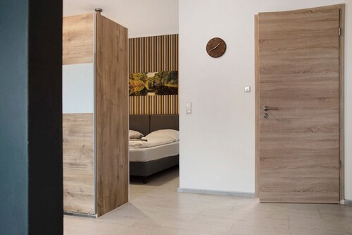 Ferienwohnung 'Kornblume' mit Privatterrasse, Gemeinschaftsgarten und WLAN