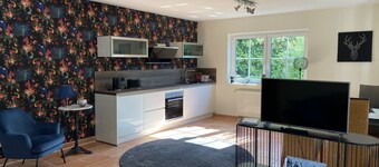 Appartamento 'Ferienwohnung Taunusglück' con terrazza privata, giardino privato e Wi-Fi