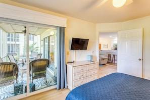 2 Schlafzimmer, Schreibtisch, Bügeleisen/Bügelbrett, Reisekinderbett