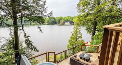 Alpine Lake House - Waterfront + Hot tub