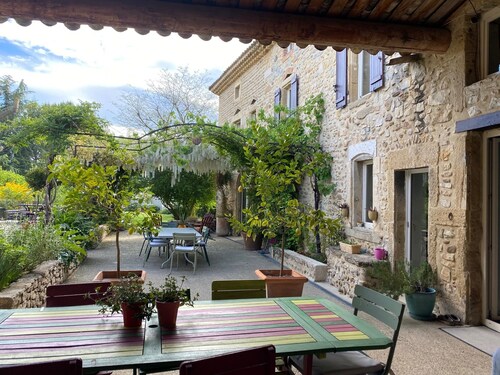 Grande Maison Dans la Drôme, Ancienne Magnanerie du 18ème, 14 Couchages