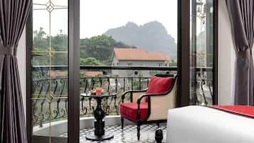 Chambre Double Deluxe, vue jardin | Vue de la chambre