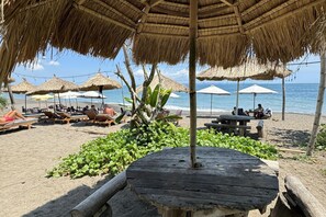 On the beach