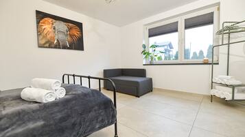 1 quarto, Wi-Fi, roupa de cama