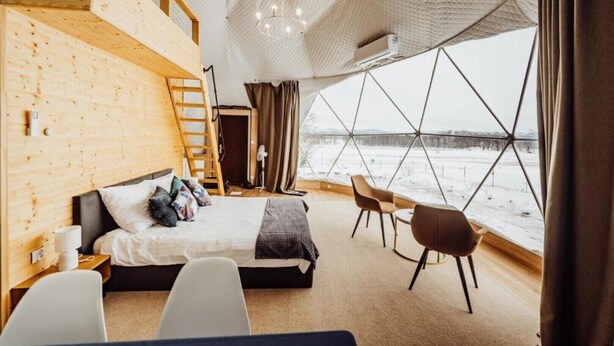 1 bedroom, iron/ironing board, bed sheets - Karkonoski Glamping 2 sleeps 5 (Lomnica)