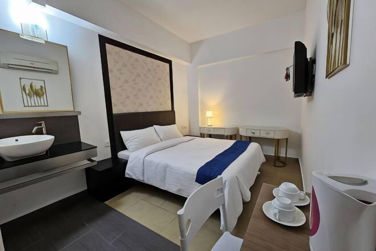 1 hálószoba, íróasztal és ingyenes wifi