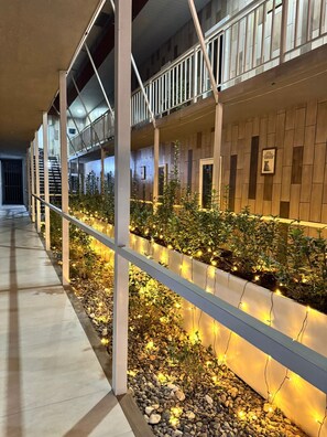 Overnatningsstedets facade