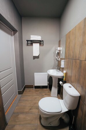 Free toiletries, hair dryer, slippers