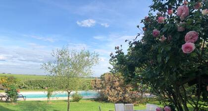 Charmantes chambres avec piscine prĂšs de l'abbaye de Solesmes