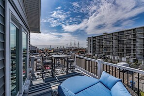 Terrace/patio - NEW! 5 bed/4.5 bath, Closest House to Beach w/ PRIVATE Elevator & Ocean Views! (Ocean City)