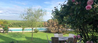 Charming Country Guesthouse with Pool near Solesmes Abbey