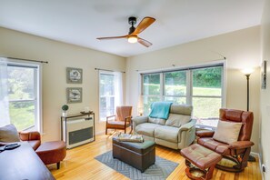 House (2 Bedrooms) | Interior - Near Hiking: Blue Ridge Mtn Home on Private Acre (Newland)