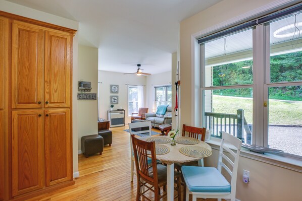 House (2 Bedrooms) | Interior - Near Hiking: Blue Ridge Mtn Home on Private Acre (Newland)
