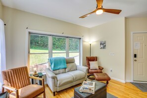 House (2 Bedrooms) | Interior - Near Hiking: Blue Ridge Mtn Home on Private Acre (Newland)