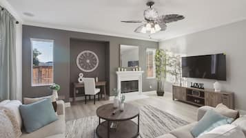 Rumah, 5 kamar tidur | Area keluarga | Smart TV