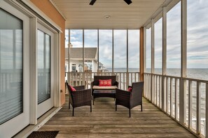Balcony - Serenity By The Sea - 317 Audubon 5 Bedroom Home by RedAwning (Dauphin Island)