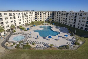 Indoor pool - Summer Winds Oceanfront Condo (Salter Path)