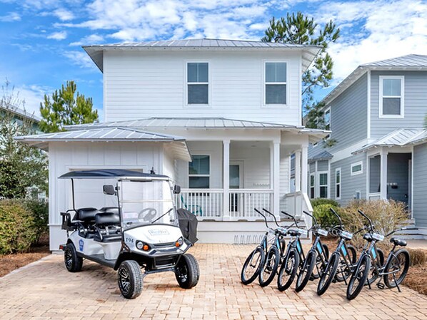 Exterior - ⛵6-Seater Golf Cart🚙Beach + Nature Trails in 30A-Sail Away⛵ (Santa Rosa Beach)