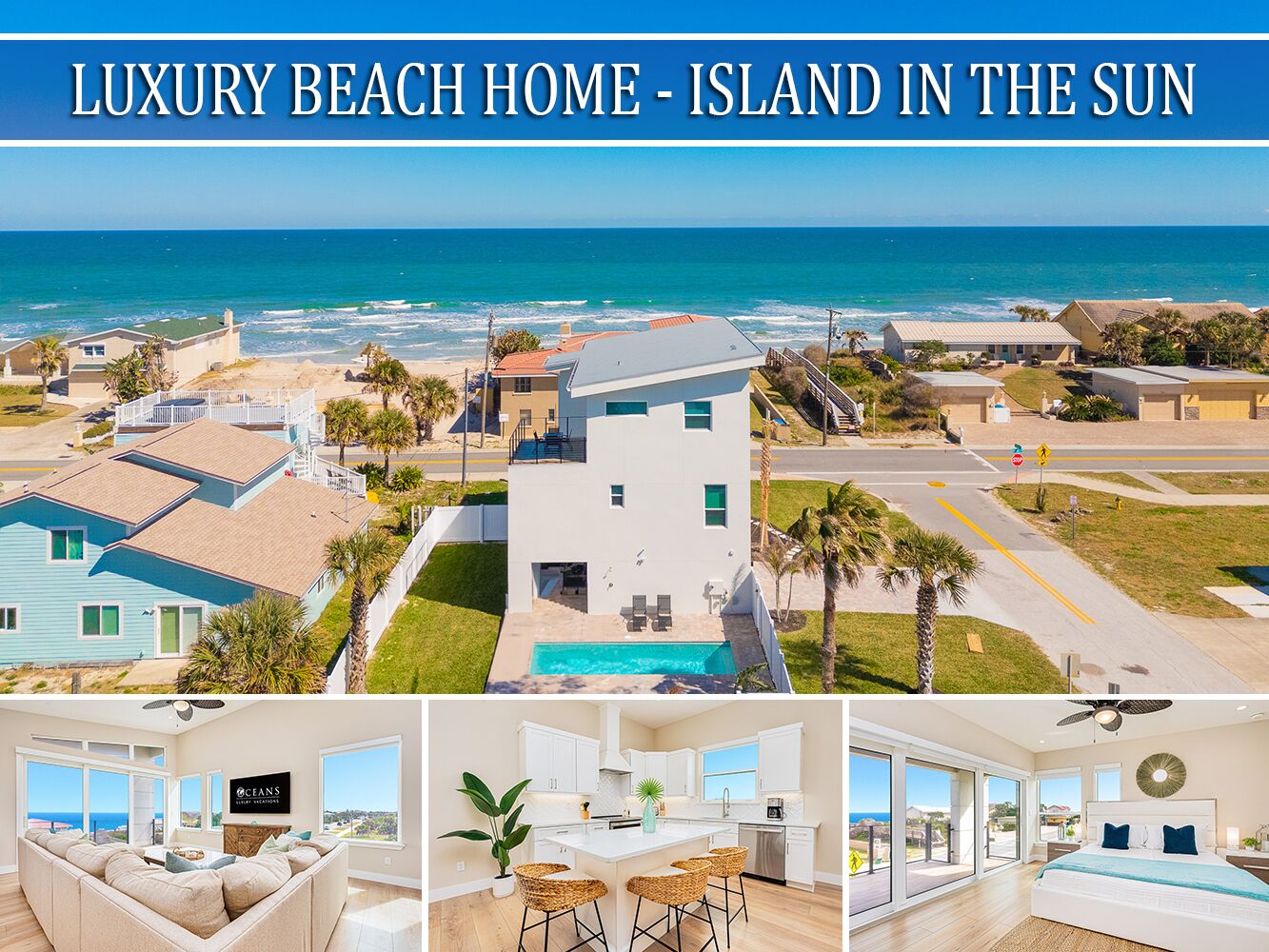 Directly Across from the Beach with Pool -"Island in the Sun"