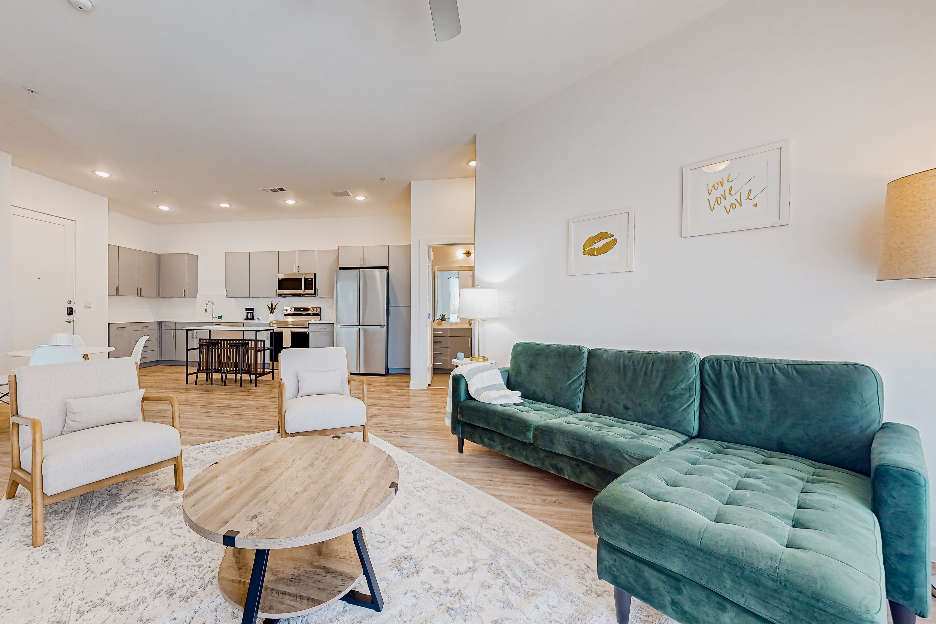Brand new city escape with pool, trails, game tables, grills, & sky deck