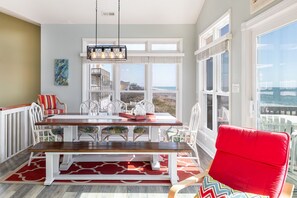 Dining - Good Day Sunshine, Oceanfront Duplex, Located in Emerald Isle, NC! (Emerald Isle)