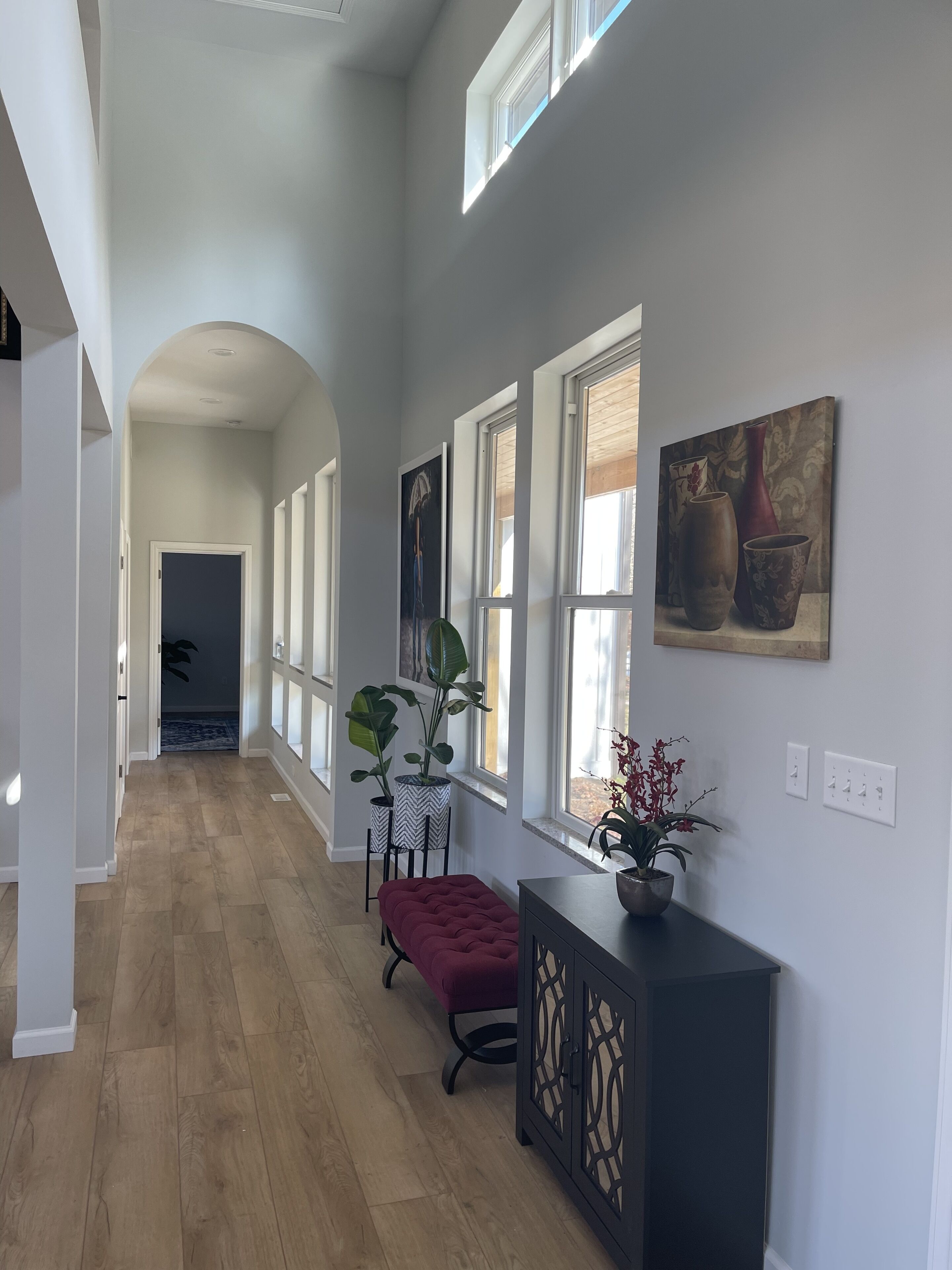 View of the hallway