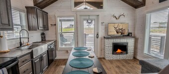Escape to serene country living at Enchanted Haus in Fredericksburg, TX!