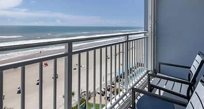 Enjoy the salty air and sea breezes from your oceanfront balcony.