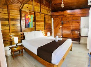 Standard Cabin | Bed sheets - Hotel Cabañas Agua Dulce (Providencia)