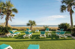 Property grounds - Charming Beach View 3BR,King,Pool,B152 (Myrtle Beach)
