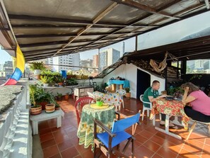 Terrasse sur le toit
