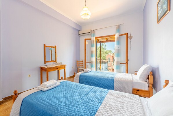 2 habitaciones, wifi gratis y ropa de cama 