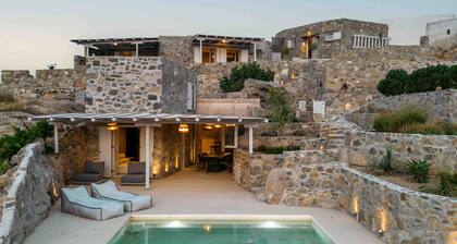 Villa 'Vagia' mit privatem Pool, privater Terrasse und Klimaanlage