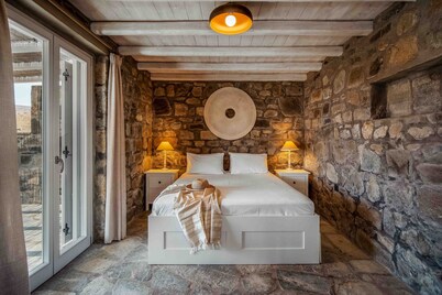 Villa 'Vagia' con piscina privada, terraza privada y aire acondicionado