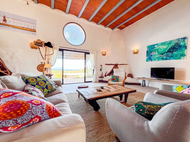 Casa De Vacaciones 'Can Picca' Con Vistas Al Mar, Piscina Privada Y Wi-fi - Formentera
