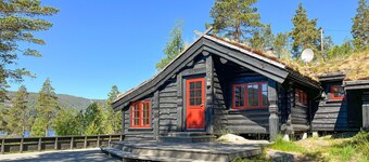 Huis aan het strand in Dølemo met WiFi