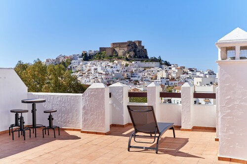 Appartement « El Ático del Oasis » avec vue mer, Wi-Fi et climatisation