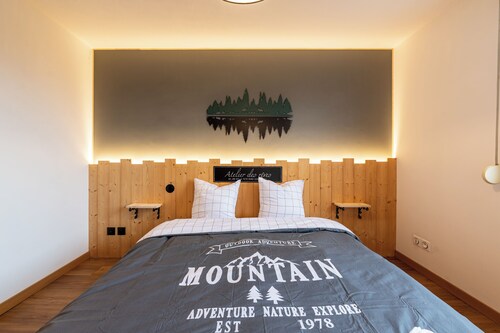 Appartement 'Les Cèdres Bleus' avec vue sur la montagne et balcon